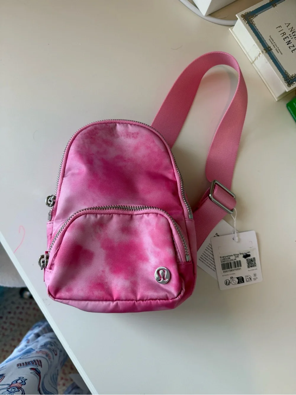 lululemon athletica Pink Tie-Dye Kids Sling Crossbody Bag